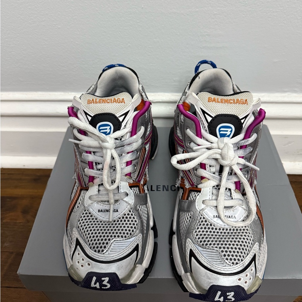 Balenciaga Runner Sneaker 'Grey Multi-Color' - Picture 3 of 11